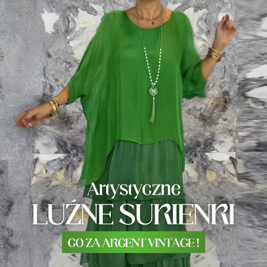 👗 Artystyczne luźne sukienki