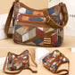 👜Torba z Vintage Geometrycznym Wzorem - Z Regulowanym Paskiem