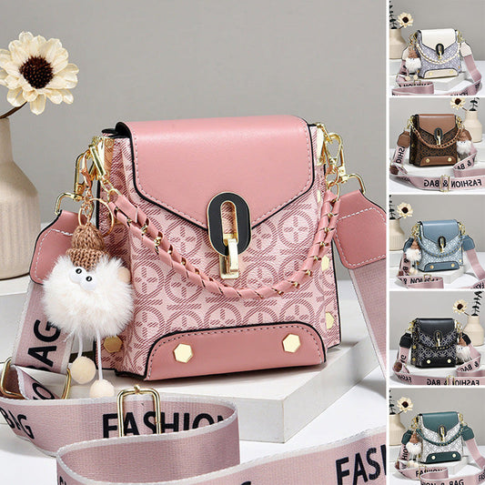 👜Elegancka skórzana torebka damska typu crossbody