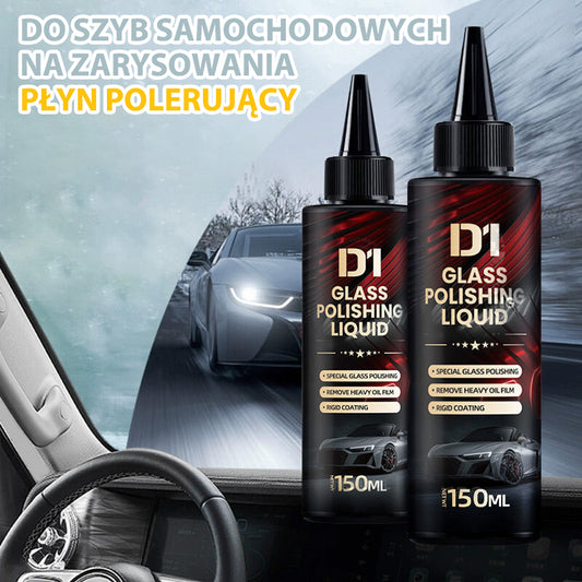 ✨Płyn do polerowania szyb samochodowych - krystalicznie czysty widok bez zarysowań!  🚗
