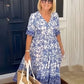 🌺【M-3XL】 Letnia sukienka boho z dekoltem w szpic