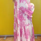 💃Damska letnia sukienka maxi z dekoltem w serek w leśne wzory👗