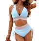 👙2-częściowy zestaw bikini z dekoltem w szpic 3
