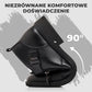 Męskie szpiczaste buty ze skóry syntetycznej z podwójnym zamkiem błyskawicznym