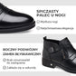 Męskie szpiczaste buty ze skóry syntetycznej z podwójnym zamkiem błyskawicznym