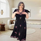 👗Sukienka Plus Size z dekoltem w szpic