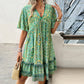 【S-3XL】👗 Kwiatowe sukienki z dekoltem w szpic dla kobiet