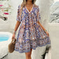 【S-3XL】👗 Kwiatowe sukienki z dekoltem w szpic dla kobiet
