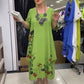 👗Sukienki damskie z nadrukiem na okrągłym dekolcie