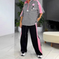 【S-3XL】🥰Damski dwuczęściowy top i spodnie w paski