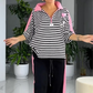 【S-3XL】🥰Damski dwuczęściowy top i spodnie w paski