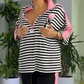 【S-3XL】🥰Damski dwuczęściowy top i spodnie w paski