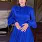 💞✨Elegancka damska sukienka maxi z długim rękawem z lampionem