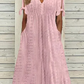 🔥👗Elegancka damska sukienka z dekoltem w szpic