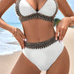 👙Seksowny kostium kąpielowy Holiday Wave Pattern V-Neck🏖️