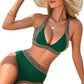 👙Seksowny kostium kąpielowy Holiday Wave Pattern V-Neck🏖️