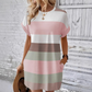 🔥👗Sukienka damska casual z okolicznicem rundym
