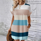 🔥👗Sukienka damska casual z okolicznicem rundym