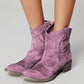 💥Wygodne damskie botki wykonane z syntetycznego zamszu