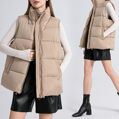 Damowa modna kamizelka z grubszego materiału